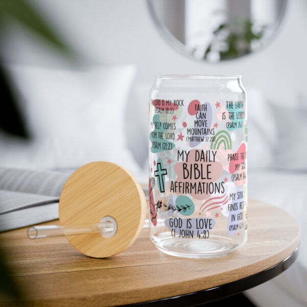 Bible Affirmations Libbey Glass, 16oz