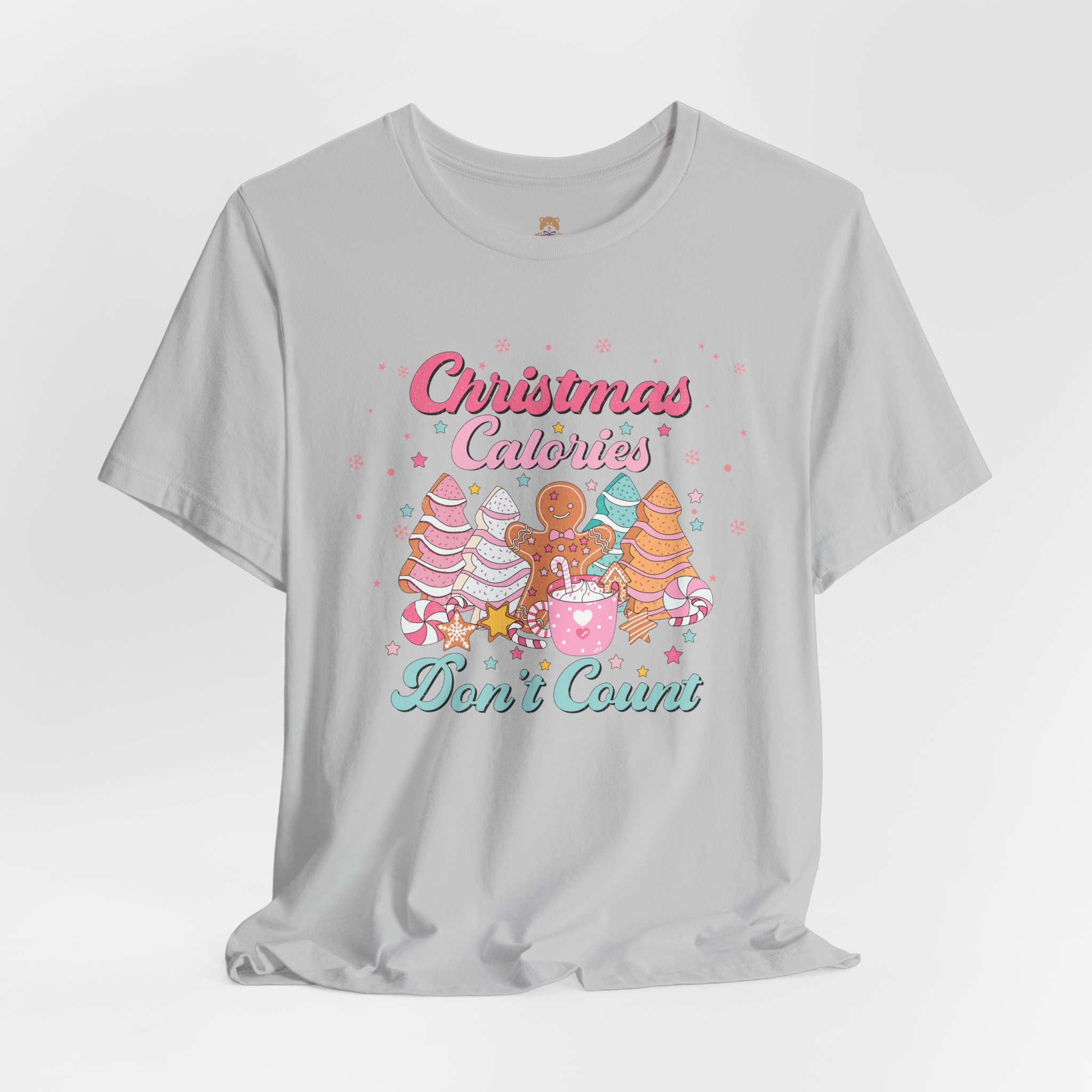 Christmas Calories Don’t Count T-Shirt Unisex Jersey Short Sleeve Tee by Bear Box Boutique - Image 2