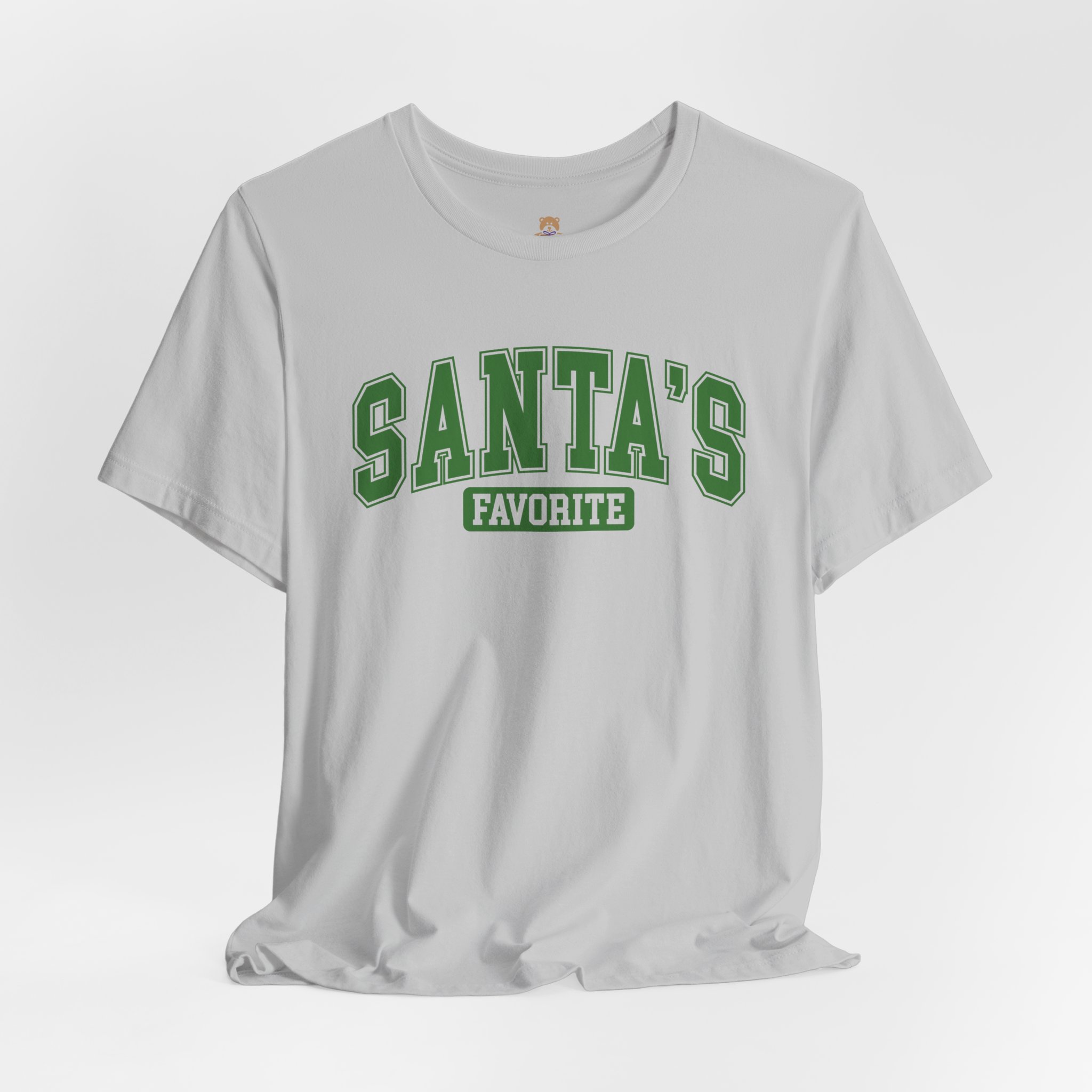 Santa’s Favorite Christmas Tee | Classic T-Shirt Unisex Jersey Short Sleeve by Bear Box Boutique - Image 3