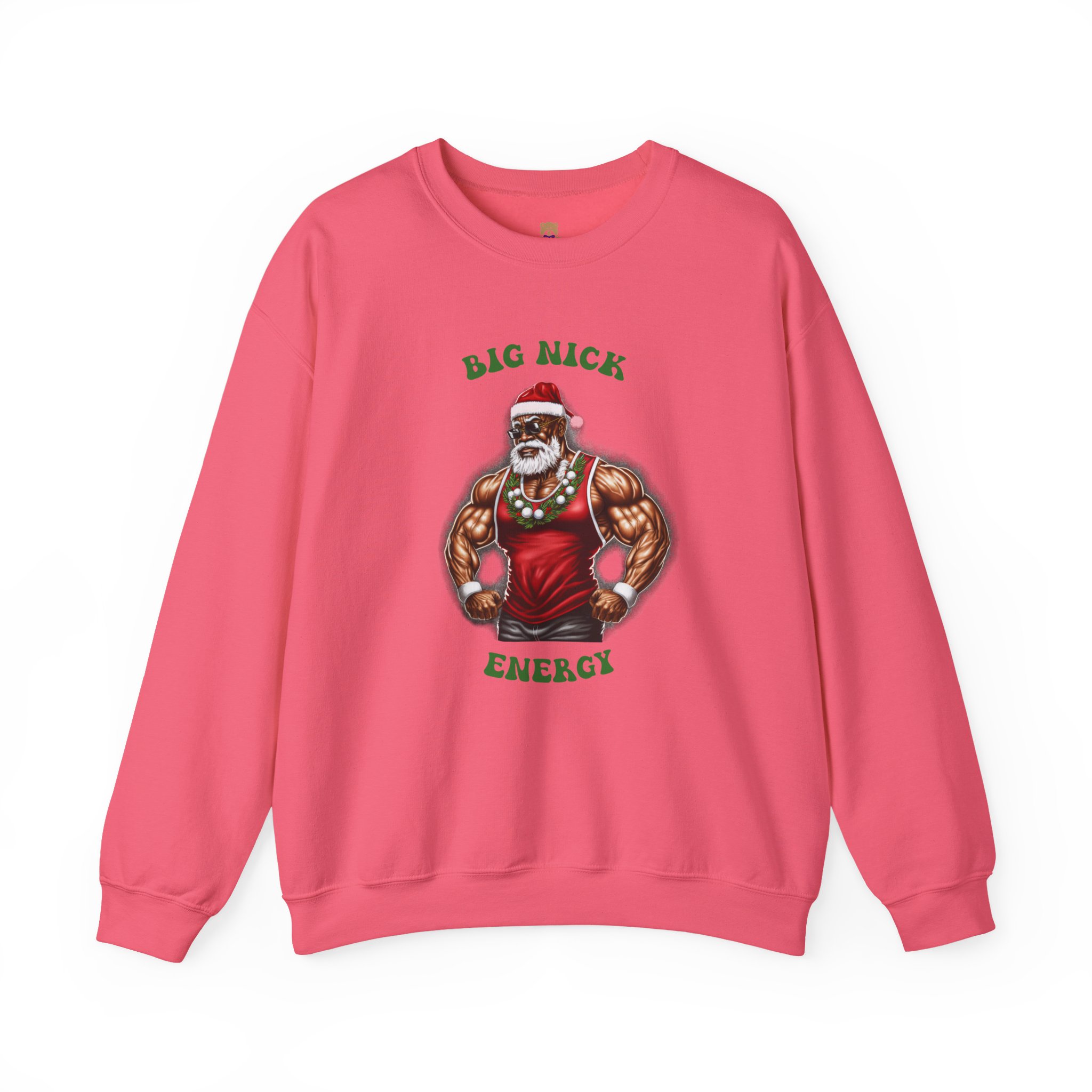 Big Nick Energy Crewneck Sweatshirt | Faith-Inspired Christian Apparel Unisex Family Holiday Sweatshirt Gift for Her or Him - Image 6