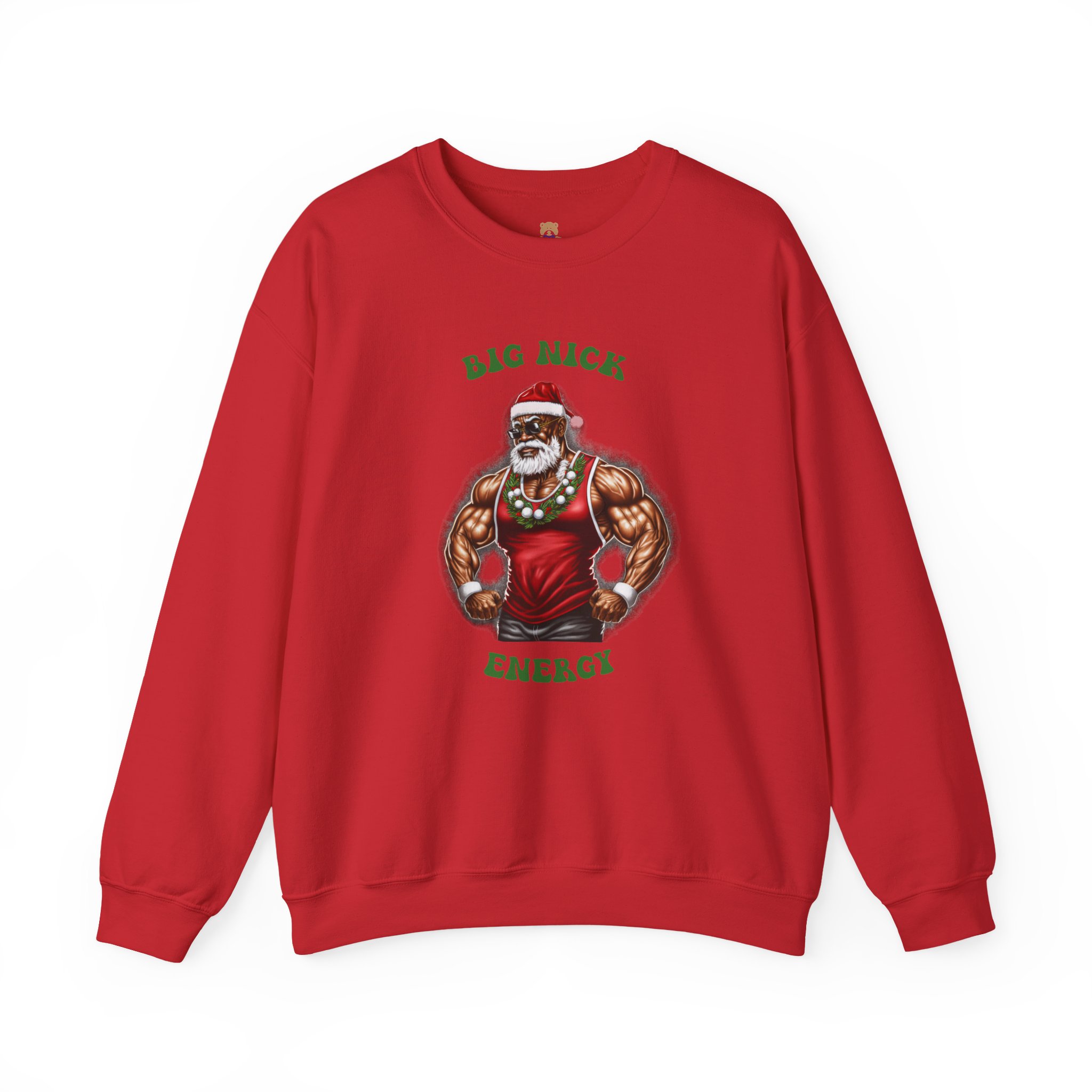 Big Nick Energy Crewneck Sweatshirt | Faith-Inspired Christian Apparel Unisex Family Holiday Sweatshirt Gift for Her or Him - Image 7