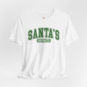 Santa’s Favorite Christmas Tee | Classic T-Shirt Unisex Jersey Short Sleeve by Bear Box Boutique