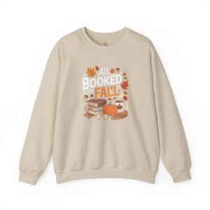 All Booked for Fall Crewneck Sweatshirt | Faith-Inspired Christian Apparel Unisex Family Holiday Sweatshirt Gift for Her or Him