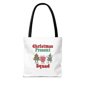 Christmas Present Squad Tote Bag by Bear Box Boutique