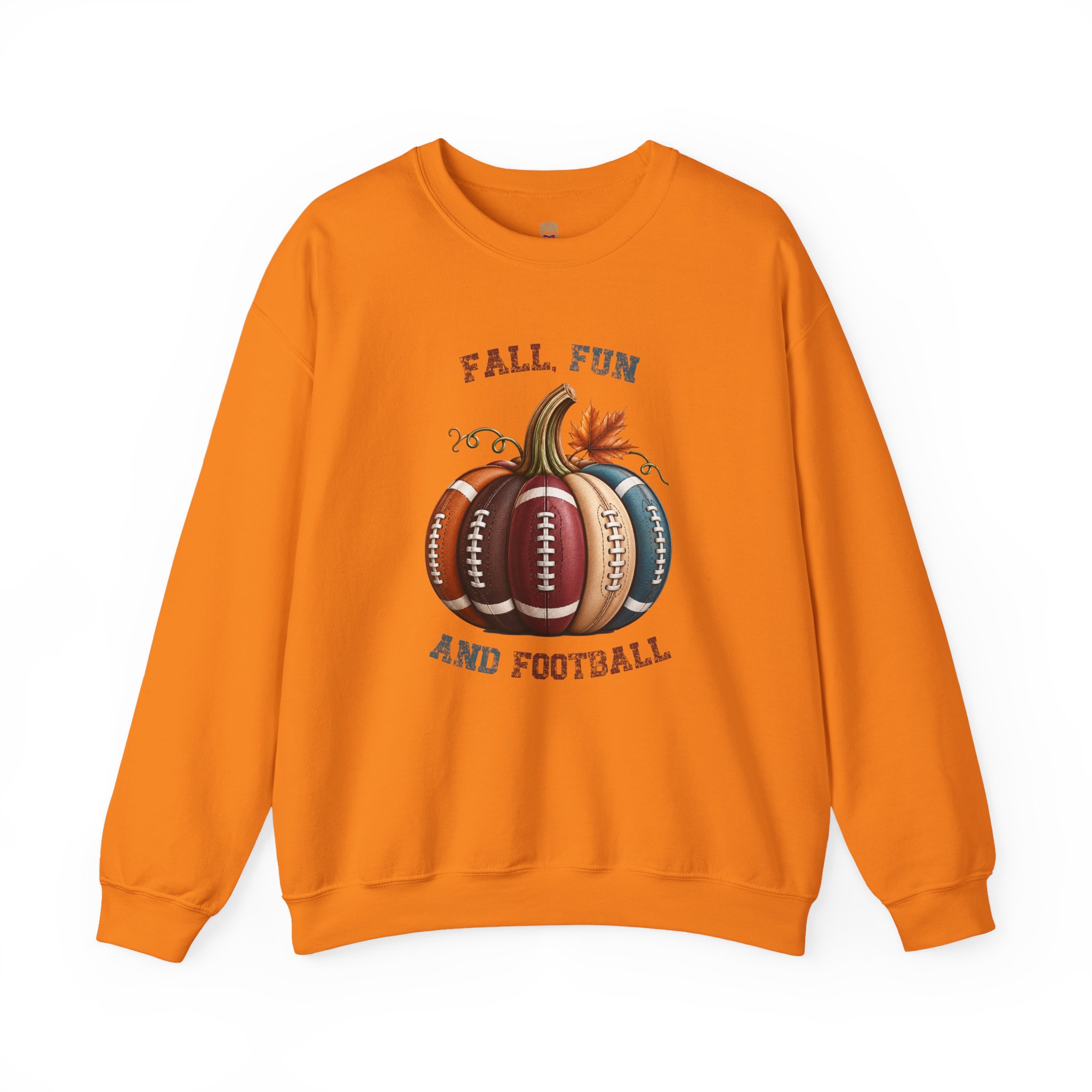 Fall, Fun & Football Crewneck Sweatshirt | Faith-Inspired Christian Apparel Unisex Family Holiday Sweatshirt Gift for Her or Him - Image 5